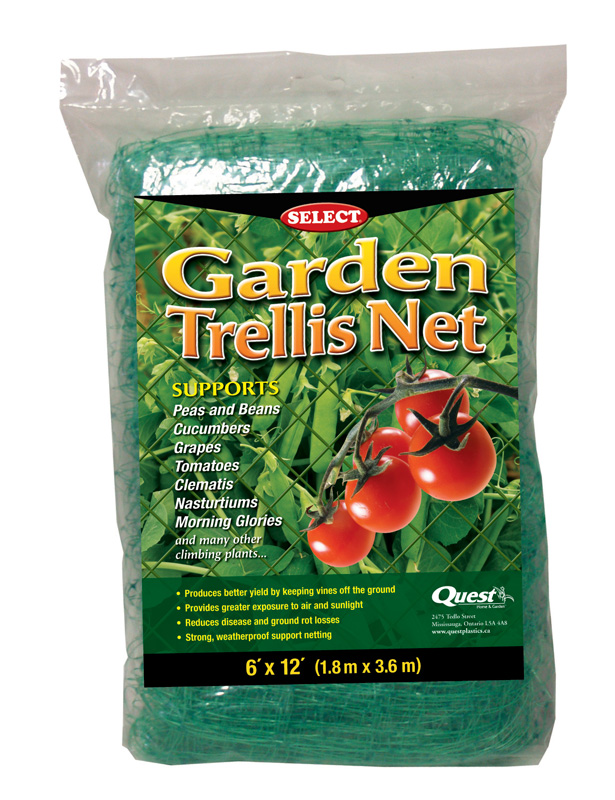 Filet de jardin (treillis) - 6' X 12' Vert Quest - Nos produits horticoles  et de jardinage - Jardin2m